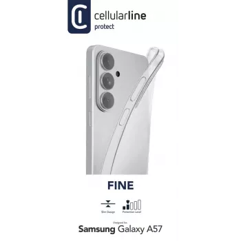 Cellularline Fine - Galaxy A57, vāciņš, Samsung, Galaxy A57, 17 cm (6.7 collas), caurspīdīgs