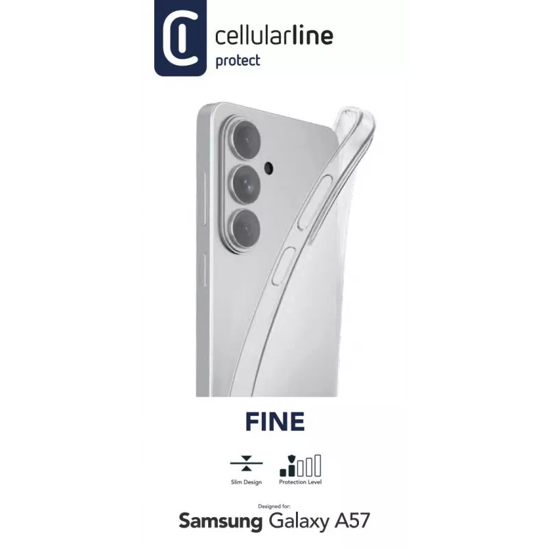 Cellularline Fine - Galaxy A57, vāciņš, Samsung, Galaxy A57, 17 cm (6.7 collas), caurspīdīgs