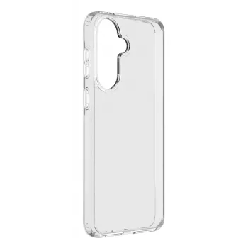 Cellularline Clear Protect - Galaxy A57 cietais futlāris ar gumijas malām