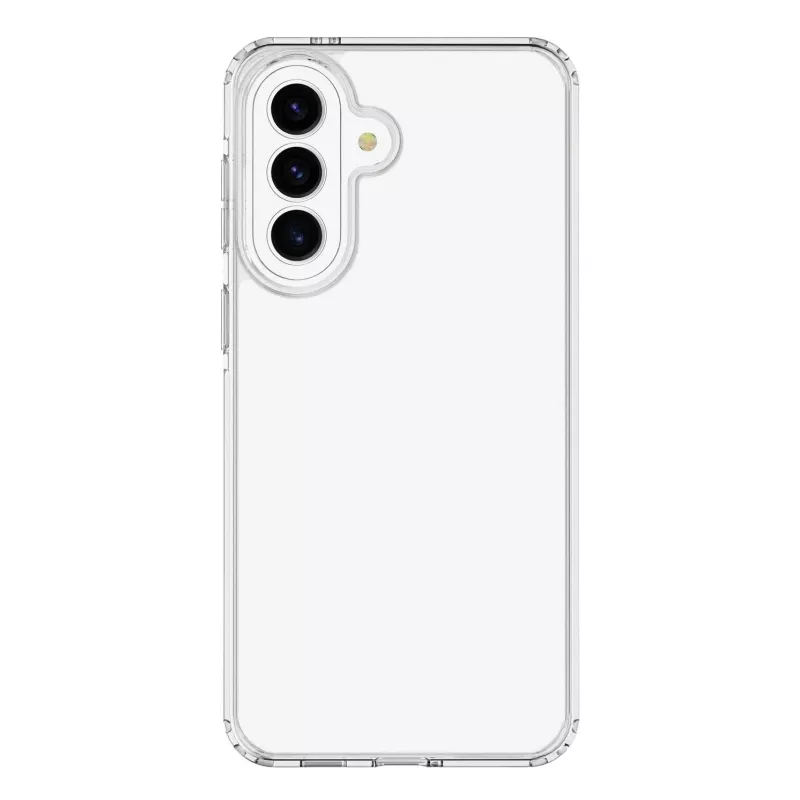 Cellularline Clear Protect - Galaxy A57 cietais futlāris ar gumijas malām