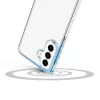 Cellularline Clear Protect - Galaxy A57 cietais futlāris ar gumijas malām