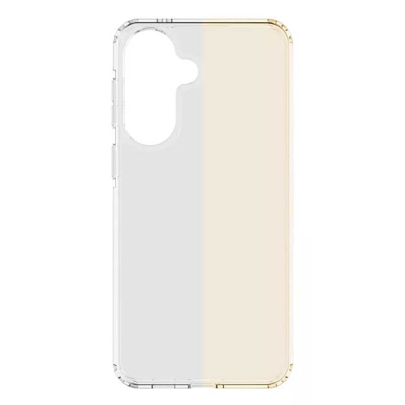 Cellularline Clear Protect - Galaxy A57 cietais futlāris ar gumijas malām