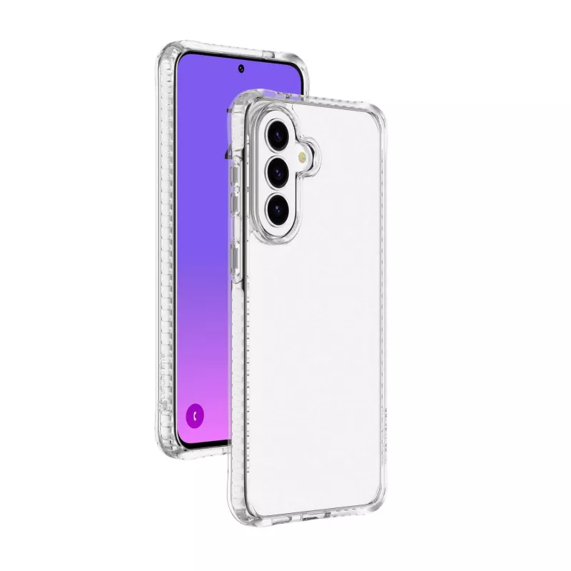 Cellularline Ultra Strong - Galaxy A57 ultraaizsargājošs caurspīdīgs vāciņš ar triecienu absorbējošām malām un integrētām gaisa kamerām, kas izstrādāts, lai nodrošinātu maksimālu aizsardzību nejaušu kritienu gadījumā.