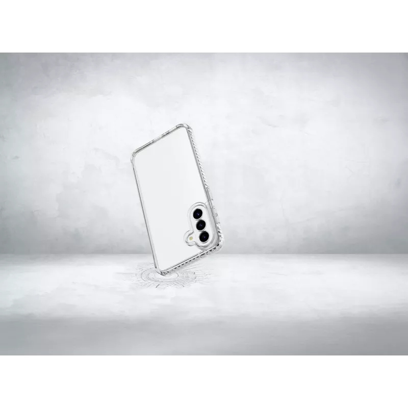Cellularline Ultra Strong - Galaxy A37 īpaši izturīgs caurspīdīgs maciņš ar triecienu absorbējošām malām un integrētām gaisa kamerām, kas nodrošina maksimālu aizsardzību nejaušu kritienu gadījumā.