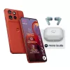 Motorola edge 60 neo + Moto Buds PG38C05749 16.1 cm (6.36 collas) Dual SIM Android 15 5G USB Type-C 8 GB 256 GB 5200 mAh sarkans