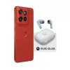 Motorola edge 60 neo + Moto Buds PG38C05749 16.1 cm (6.36 collas) Dual SIM Android 15 5G USB Type-C 8 GB 256 GB 5200 mAh sarkans