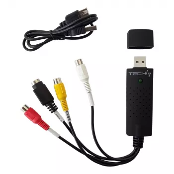Techly I-USB-VIDEO-700TY video signāla pārveidotājs 720 x 576 pikseļi