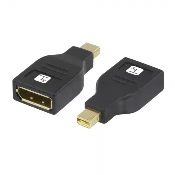 Techly IADAP DP-MDP2 savienotāju adapteris DisplayPort Mini DisplayPort Melns