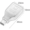 Techly IADAP DP-MDP2 savienotāju adapteris DisplayPort Mini DisplayPort Melns