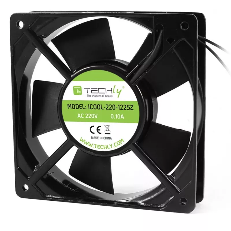 Techly ICOOL-220-1225Z datora dzesēšanas sistēmas daļa/piederums Ventilatora modulis