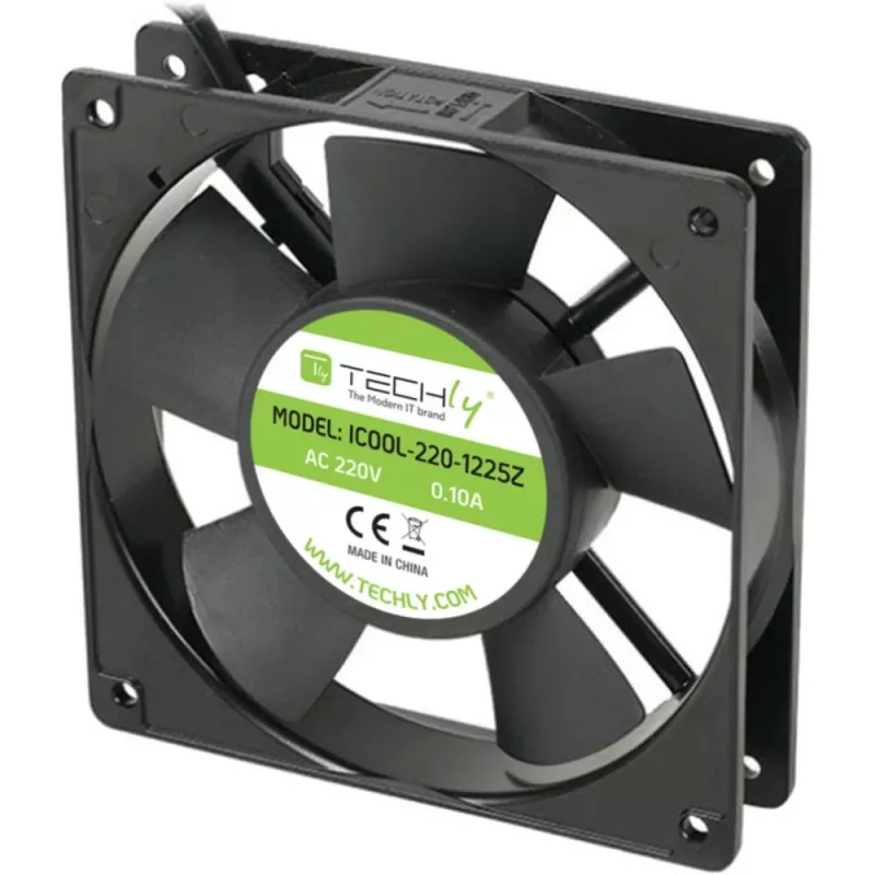 Techly ICOOL-220-1225Z datora dzesēšanas sistēmas daļa/piederums Ventilatora modulis