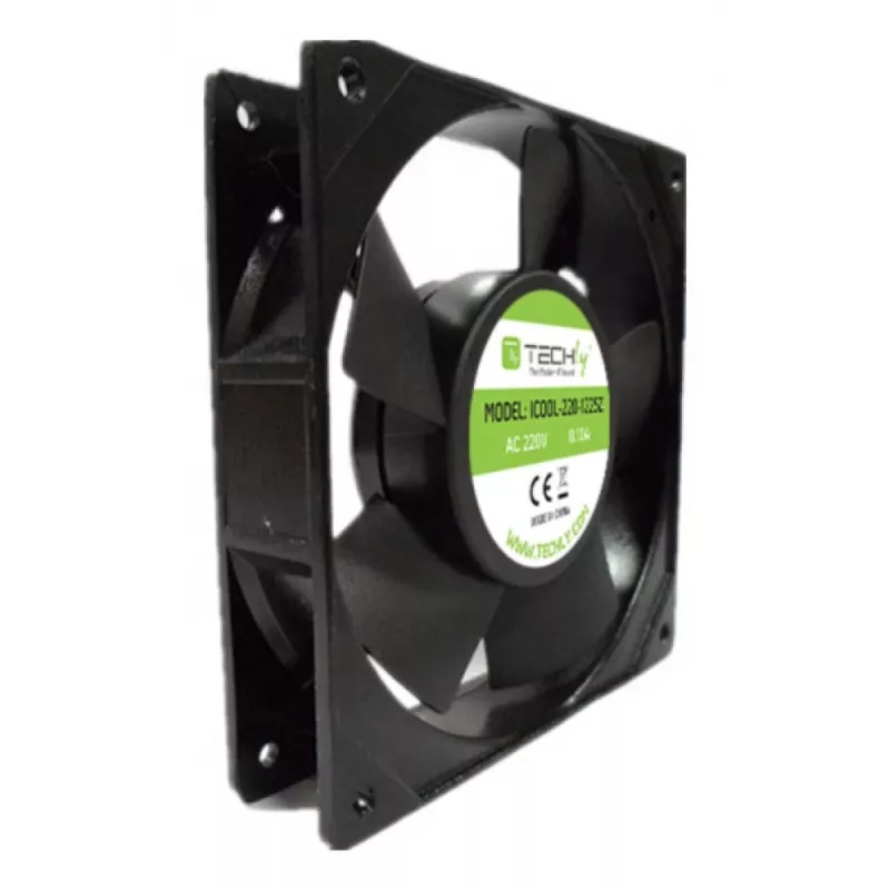 Techly ICOOL-220-1225Z datora dzesēšanas sistēmas daļa/piederums Ventilatora modulis