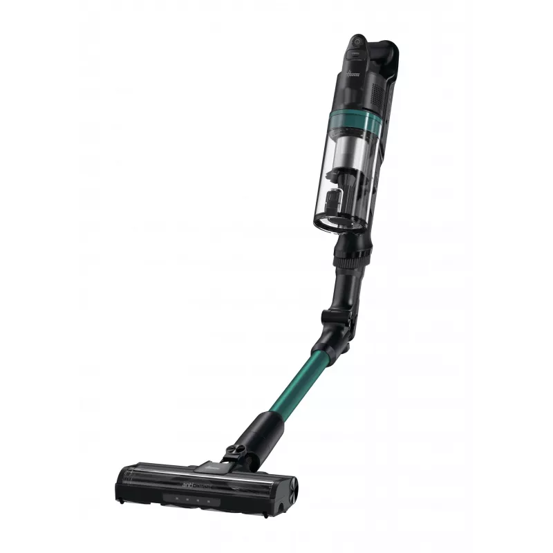 Hoover HF1P10PX 011 Stick vacuum baterija Dry Foam, Micro Bagless 0.7 L 165 W Melns, Turquoise 22 Ah