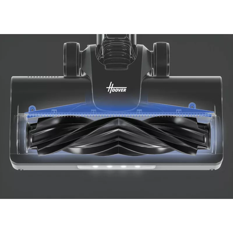 Hoover HF1P10PX 011 Stick vacuum baterija Dry Foam, Micro Bagless 0.7 L 165 W Melns, Turquoise 22 Ah