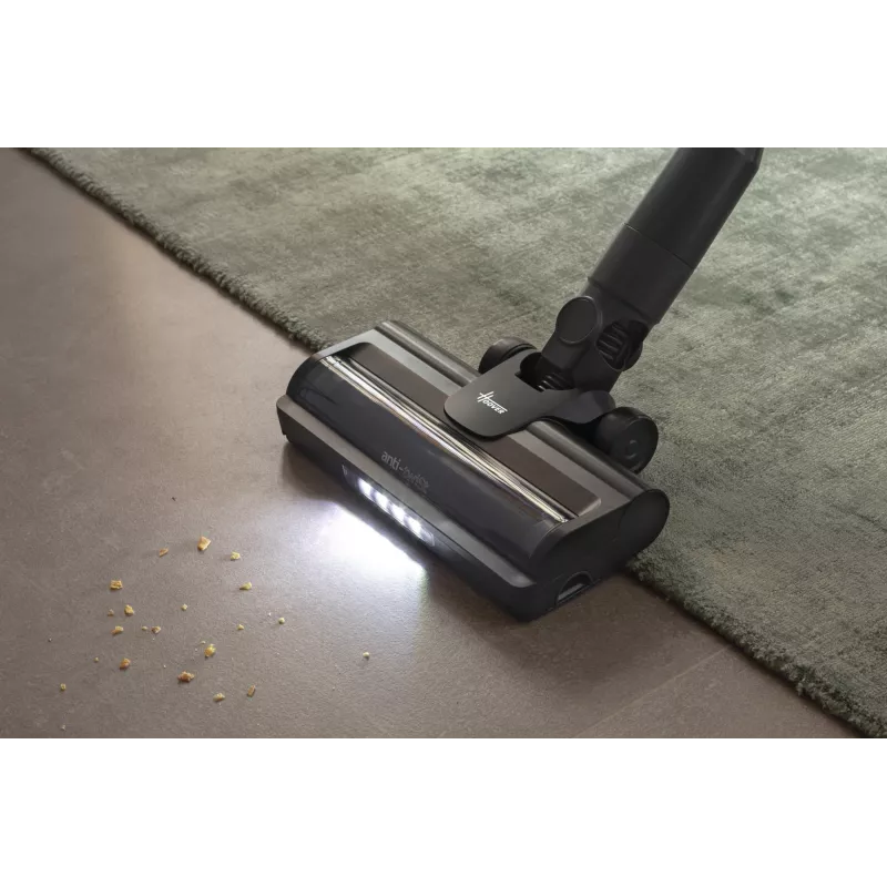 Hoover HF1P10PX 011 Stick vacuum baterija Dry Foam, Micro Bagless 0.7 L 165 W Melns, Turquoise 22 Ah