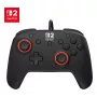 Vadu spēļu kontrolieris Turtle Beach Rematch priekš Nintendo Switch 2 — USB‑C, 3 m kabelis, Aizmugures poga, D‑paliktnis, Melns