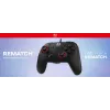 Vadu spēļu kontrolieris Turtle Beach Rematch priekš Nintendo Switch 2 — USB‑C, 3 m kabelis, Aizmugures poga, D‑paliktnis, Melns