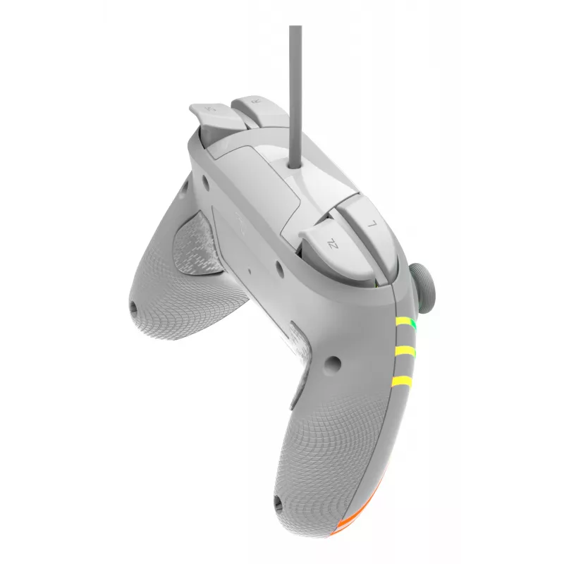 Vadu RGB spēļu kontrolieris Turtle Beach Afterglow Wave pelēkā krāsā — USB‑C, 3 m kabelis, paredzēts Nintendo Switch / Switch 2 / Switch OLED