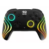 Bezvadu RGB spēļu kontrolieris Turtle Beach Afterglow Wave Melns priekš Nintendo Switch 2 — Bluetooth/USB-C, iebūvēta baterija 20 h, 3 m kabelis