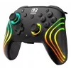 Bezvadu RGB spēļu kontrolieris Turtle Beach Afterglow Wave Melns priekš Nintendo Switch 2 — Bluetooth/USB-C, iebūvēta baterija 20 h, 3 m kabelis