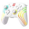 Bezvadu RGB spēļu kontrolieris Turtle Beach Afterglow Wave balta priekš Nintendo Switch 2, Bluetooth/USB-C, iebūvēta baterija 20h, 3m kabelis
