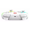 Bezvadu RGB spēļu kontrolieris Turtle Beach Afterglow Wave balta priekš Nintendo Switch 2, Bluetooth/USB-C, iebūvēta baterija 20h, 3m kabelis