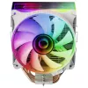 Mars Gaming MCPU-VR balts CPU dzesētājs ar divkāršu Infinity spoguli ARGB, 4 HCT siltuma caurulēm, 180 W TDP, īpaši klusu PWM 12 cm ventilatoru
