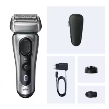 Elektriskais skuveklis BRAUN Series 8 8617S Wet&Dry SensoAdapt — folijas skuveklis, bezvada, uzlādējams