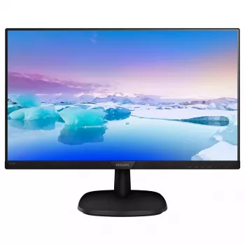 Philips V Line Full HD LCD monitors 243V7QDAB/00, 60,5 cm (23,8 collas), 1920 x 1080 pikseļi, Full HD, LED, 4 ms, melns