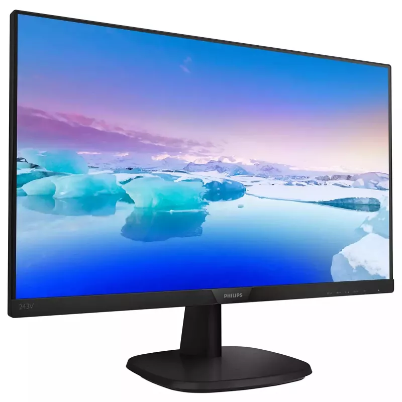 Philips V Line Full HD LCD monitors 243V7QDAB/00, 60,5 cm (23,8 collas), 1920 x 1080 pikseļi, Full HD, LED, 4 ms, melns