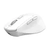 Bezvadu labās rokas biroja pele TRUST Niven — RF + Bluetooth, 3200 DPI, 7 pogas, ritenis, balta