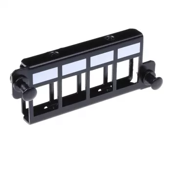 Adapteris ACT FA2057 4 x keystone UTP, melns