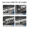 Tīkla kabelis ACT DD1901 Cat6 U/FTP (STP) 1 m RJ-45 melns