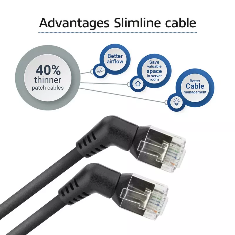 Tīkla kabelis ACT DD1902 Cat6 U/FTP (STP) 2 m RJ-45 uz RJ-45 Melns