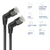 ACT DD1951 Cat6 U/FTP (STP) tīkla kabelis Melns 1.5 m ar RJ-45 savienotājiem, zelta pārklājuma kontakti