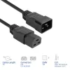 Powercord ACT C20–C21 IEC60320 melns 3 m, 16 A, 250 V