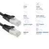 ACT Cat8 U/FTP (STP) tīkla kabelis FB8101 — 1 m, RJ-45 uz RJ-45, melns