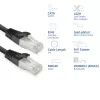 ACT FB8103 Cat8 U/FTP (STP) tīkla kabelis 3 m, RJ-45 uz RJ-45, melns