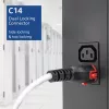 ACT Powercord C14 IEC Lock+ Dual Locking - C15 IEC Lock+ balts 3 m, PC3879