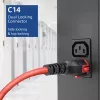 ACT Powercord C14 IEC Lock+ Dual Locking - C15 IEC Lock+ sarkans 2 m, PC3873