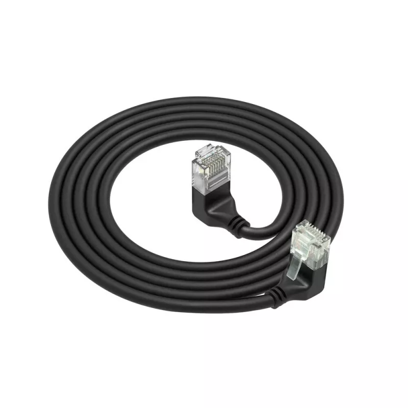 ACT DD7901 tīkla vads Melns 1 m Cat6a U/UTP (UTP)