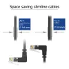 ACT DD7901 tīkla vads Melns 1 m Cat6a U/UTP (UTP)