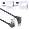 Tīkla komutācijas kabelis ACT DD7905 Cat6a U/UTP 5 m melns RJ-45