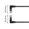 Tīkla komutācijas kabelis ACT DD7905 Cat6a U/UTP 5 m melns RJ-45