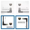 Tīkla komutācijas kabelis ACT DD7905 Cat6a U/UTP 5 m melns RJ-45