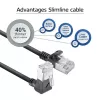 Tīkla kabelis ACT DA4952 Cat6a U/FTP (STP) RJ-45 uz RJ-45 0,25 m Melns