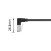 Tīkla kabelis ACT DA5901 Cat6a U/FTP (STP) melns 1 m RJ-45 uz RJ-45