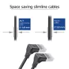 ACT Cat6a U/FTP (STP) tīkla kabelis DA5951 ar RJ-45 uz RJ-45, 1,5 m, melns