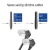 Tīkla kabelis ACT DA6901 Cat6a U/FTP (STP) 1 m RJ-45 uz RJ-45 melns
