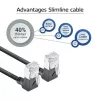Tīkla kabelis ACT DA6903 Cat6a U/FTP (STP) RJ-45 uz RJ-45 Melns 3 m